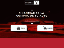 Tablet Screenshot of motormax.com.ar